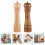 Wooden Manual Pepper Grinder Set Assorted Colors 1 Piece 3