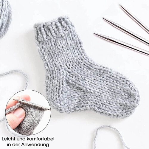 Metal Round Knitting Needles Sweater 3 Pieces 1