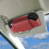 Car Sun Visor Sunglasses Case Clip Leather Storage Box 3