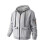 Men's Winter Coat Solid Color Hooded Full-Zip Thermal 5