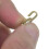 HOMYL Lobster Clasp Solid Gold Oval Snap Connector for 7