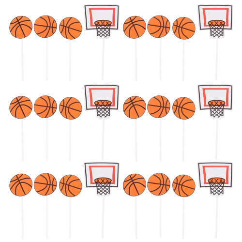 Basketball Cake Insert Soccer Design 10 Bags 1