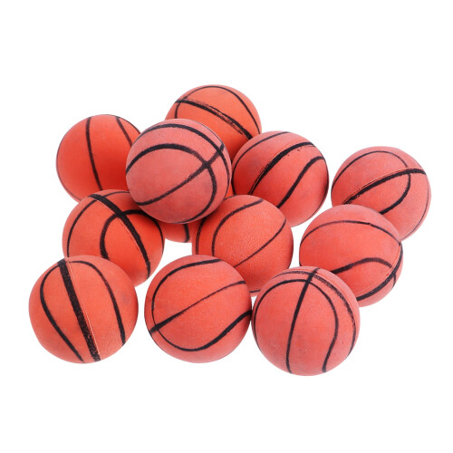 Elastic Rubber Basketball Bounce Ball 12 Pcs 1