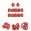 Elastic Rubber Basketball Bounce Ball 12 Pcs 4