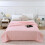 Cooling Blanket Washed Cotton 150x200cm Pink 2