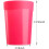 Triani Reusable Cups 13.5 oz 12 pcs 6 colors 2
