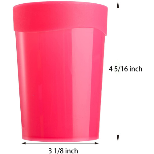Triani Reusable Cups 13.5 oz 12 pcs 6 colors 1