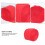 Red Crepe Paper Rolls Decoration 8 Rolls 2