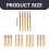 Bamboo Chopsticks Set Reusable 5 Pairs 2