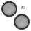 Pavo Car Speaker Covers Black 2 Pieces 4