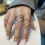 Vintage Hollow Branch Ring Gold Silver Tone Adjustable Fine 3