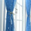 Sparkle Sheer Curtains Blue Polyester 1 Set 6