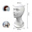 White Foam Head Display Stand for Hats and Wigs 2