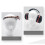 White Foam Head Display Stand for Hats and Wigs 7