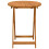 VidaXL vidaXL Folding Garden Table Natural Ø60 x 75 cm Solid Acacia Wood 2