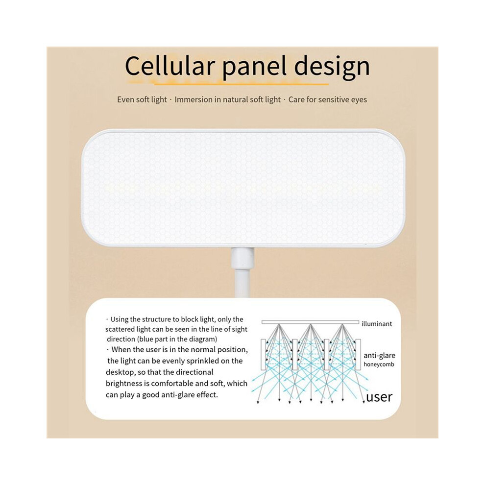 Eye-Caring Led Book With Adjustable Brightness & Color Modes, Usb Rechargeable Reading Lamp Light 6033106969449
