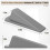Rubber Door Stopper Heavy-Duty Wedge 5-Pack Gray 3