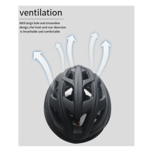 Adult Bike Helmets, Adjustable Bicycle Helmet, Light Road Mountain Cycling Safety Sports Helmets for Cycling Gray