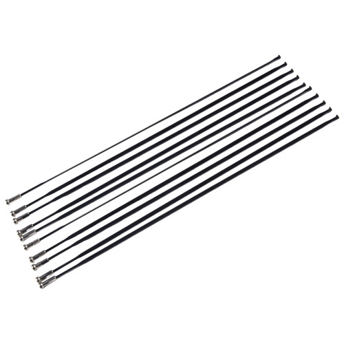 Bike Spokes Steel Flat Straight Pull 10pcs 1