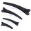 Black Hair Clamps for Styling 12 pcs 2