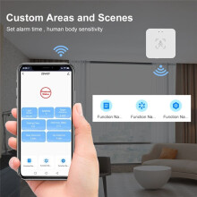 Tuya Zigbee Human Presence Sensor 24G Human Presence Millimeter Wave Sensor Light Sensing