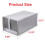 Foldable Shoe Organizer Boxes Mesh Lid Handle Light Gray 3