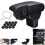 Leather and ABS Center Console Armrest Storage Box with 3 5