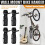 Bike Rack Wall Mount Heavy Duty 2 Pack Black 2