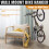Bike Rack Wall Mount Heavy Duty 2 Pack Black 3
