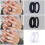 Silicone Wedding Ring for Women 3mm Thin Braided 6 Pack 8