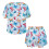 Butterfly Women's Pajama Set XL Soft Lightweight Short 5