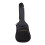 Padded Acoustic Guitar Case Rectangular Black 1 Pack 4