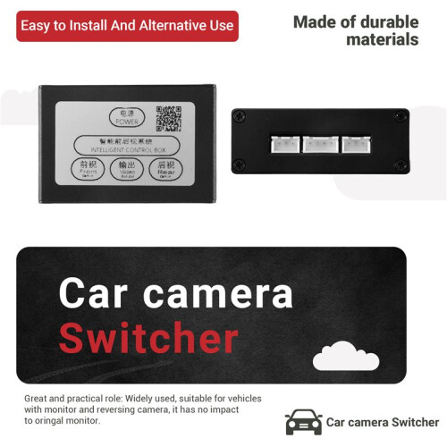 Auto Front View Camera Switcher Parkplatz Kamera Converter Front RüCkansicht Video  Channel Control Box 1