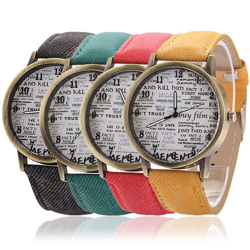 Casual Analog Quartz Wrist Watch Coffee 1
