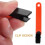 Orange Reflective Fluorescent PVC Trail Marker Clips 3
