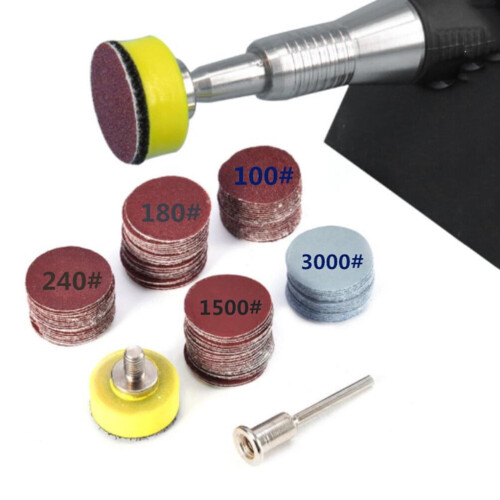 Sanding Discs Pad Kit with Backer Plate 1 Inch 25mm 1