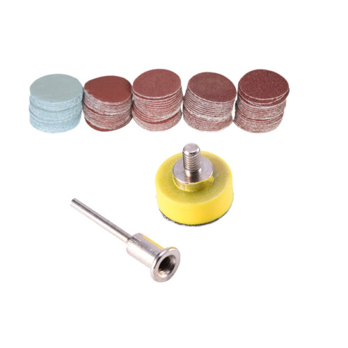 Sanding Discs Pad Kit with Backer Plate 1 Inch 25mm 2