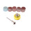 Sanding Discs Pad Kit with Backer Plate 1 Inch 25mm 4