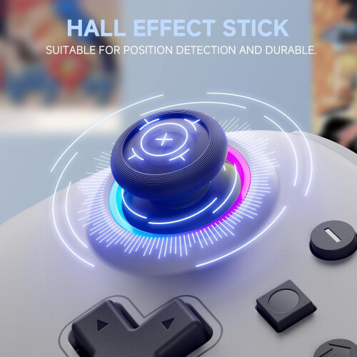 Wireless PC Gaming Controller Hall Effect Joystick 2