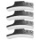 Exercise Bike Brake Pad Felt Black 4 pcs 5