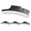 Exercise Bike Brake Pad Felt Black 4 pcs 6