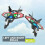 RC Plane 2.4GHz with Lights and 2 Batteries Green 3