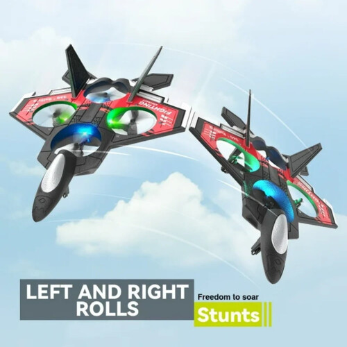 RC Plane 2.4GHz with Lights and 2 Batteries Green 2