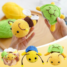Turtle Bee Crochet Kit with Yarn and Hook