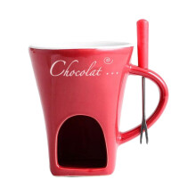 Stainless Steel Water Bottle with Ceramic Fondue Set for