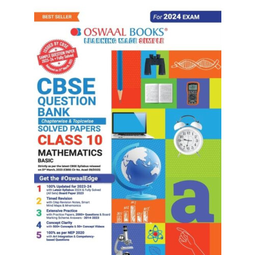 Oswaal CBSE Class 10 Mathematics Basic Question Bank 202324 Book by Os