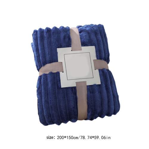 Fleece Blanket Blue 78.7 x 59.1 Inches Ultra-Soft Warm 2