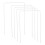 Croquet Wickets Silver Iron 5 Pcs 6