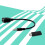 USB to 3.5mm Audio Jack Adapter for Headphones Black 8
