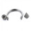 Steel Horseshoe Lip Nose Septum Ring 10 Pcs 4